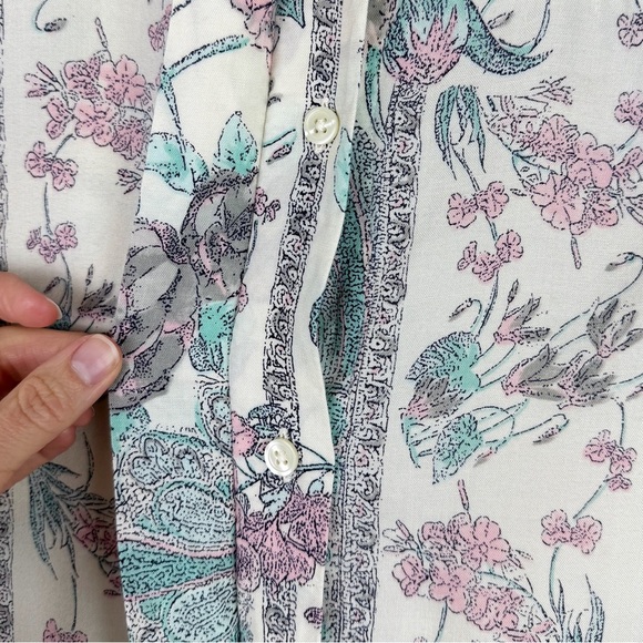 Diversity Sport Vintage Pastel Floral Blouse - Picture 3 of 9